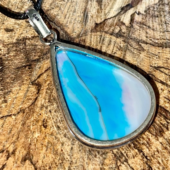 Blue Botswana Agate 2” - Picture 7 of 10